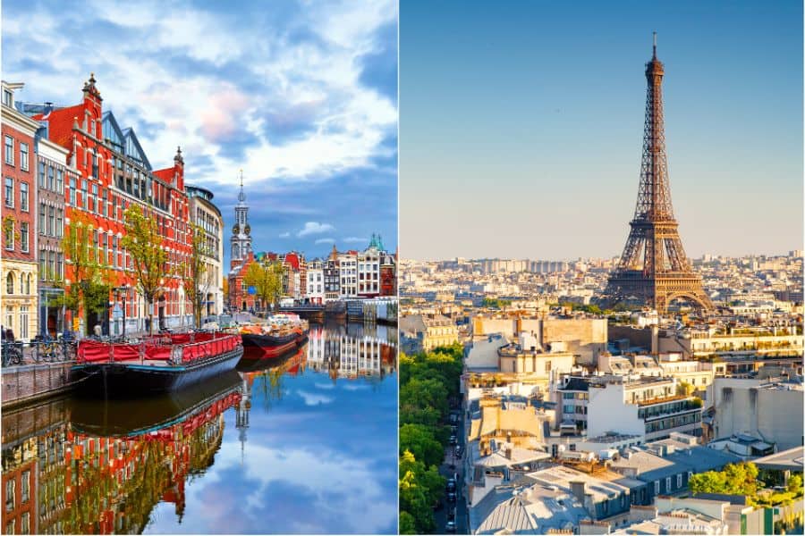 Europe Coach Tour Amsterdam-Paris
